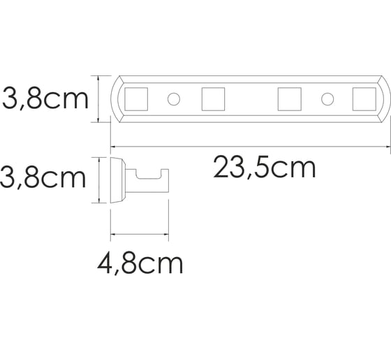 Кронштейн WasserKraft Rhin настенный K-8774