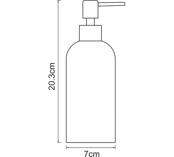 Дозатор для жидкого мыла WasserKraft Neime K-1999