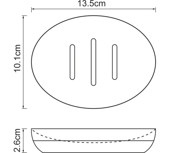 Мыльница WasserKraft Mindel K-8829
