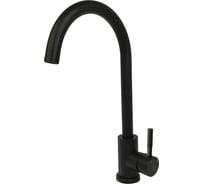 Смеситель для кухни ARGO SOLID чёрный, d-35, нерж. сталь 43326
