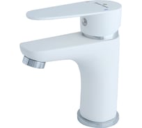 Смеситель для умывальника SmartSant Смарт-Бриз хром/белый SM343509AW