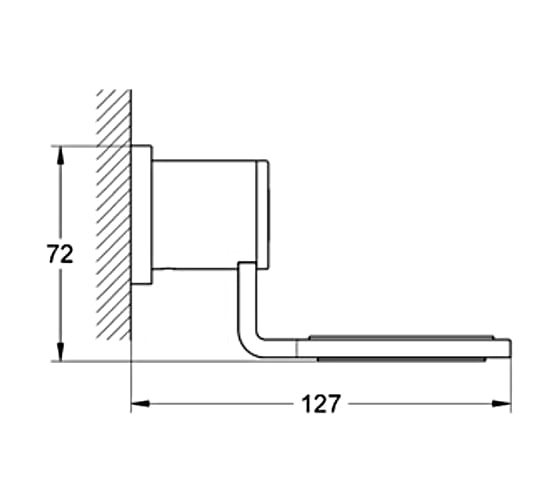 Держатель для стакана или мыльницы Allure GROHE 40278000