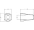 Держатель душевой лейки JACOB DELAFON ABS E75075-CP 2