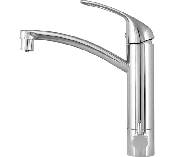 Смеситель для кухни WISENT с подводкой питьевой воды (хром) W4298