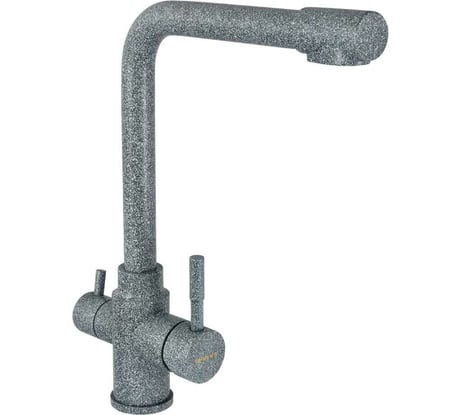 Смеситель для кухни WISENT с подводкой питьевой воды (графит) W4355-3-24