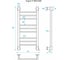 Полотенцесушитель ENERGY ERGO2 P 1050x400 УТ-УТ-01051 6