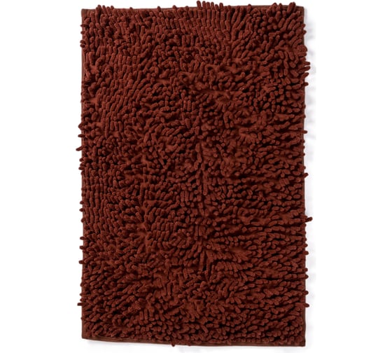 Коврик для ванной комнаты AquaDomer "Макароны", 40х60 Dark Brown темно-коричневый D.Brown4060 1