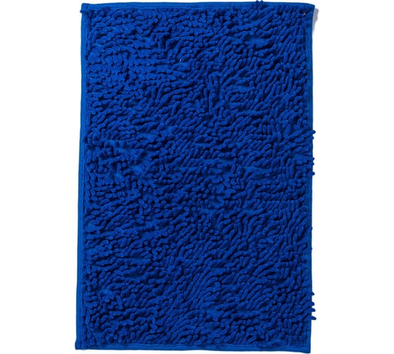 Коврик для ванной комнаты AquaDomer "Макароны", 50х80 Blue синий Blue5080 1