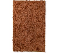 Коврик для ванной комнаты AquaDomer "Макароны", 50х80 Brown коричневый Brown5080