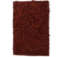 Коврик для ванной комнаты AquaDomer "Макароны", 50х80 D.Brown темно-коричневый D.Brown5080