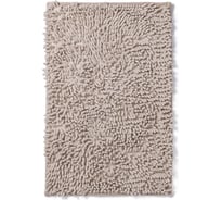 Коврик для ванной комнаты AquaDomer "Макароны", 50х80 Gray серый Gray5080