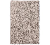 Коврик для ванной комнаты AquaDomer "Макароны", 60х100 Gray серый Gray60100