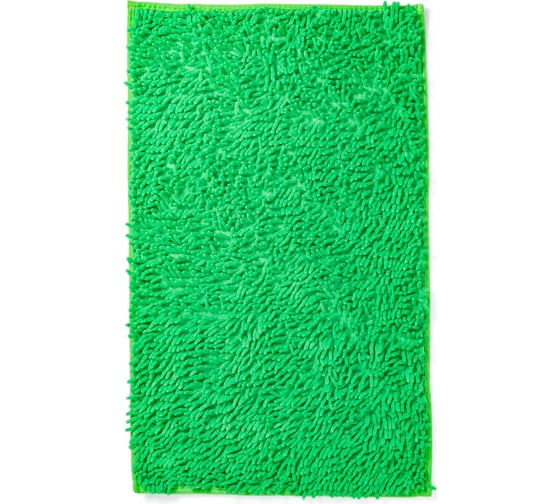 Коврик для ванной комнаты AquaDomer "Макароны", 60х100 Light Green салатовый L.Green60100