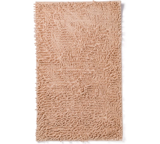 Коврик для ванной комнаты AquaDomer "Макароны", 70х140 Beige бежевый Beige70140 1