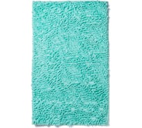 Коврик для ванной комнаты AquaDomer "Макароны", 80х120 Turquoise бирюзовый Turquoise80120