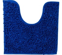 Коврик с вырезом AquaDomer "Макароны", 50х50 Blue синий Blue5050