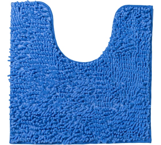 Коврик с вырезом AquaDomer "Макароны", 50х50 Light Blue голубой L.Blue5050