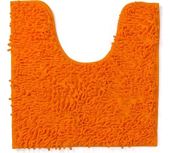 Коврик с вырезом AquaDomer "Макароны", 50х50 Orange оранжевый Orange5050 1