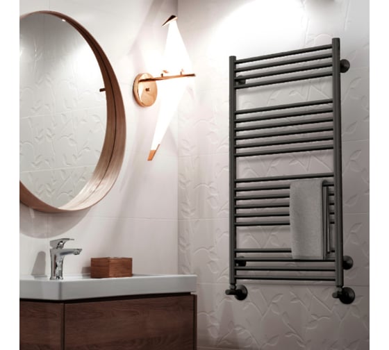 Водяной полотенцесушитель ROYAL THERMO Casa black П21 500x1200 НС-1434013
