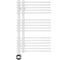 Электрический полотенцесушитель ROYAL THERMO Pino white П16 500x800 НС-1434021 2