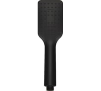 Лейка для душа MasterProf черная, прямоугольная, 1 режим ТД.030200