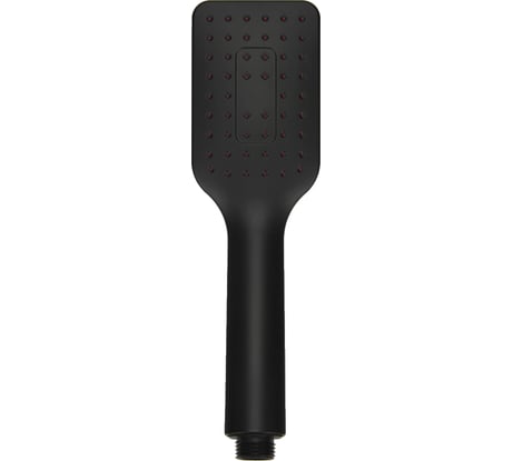 Лейка для душа MasterProf черная, прямоугольная, 1 режим ТД.030200