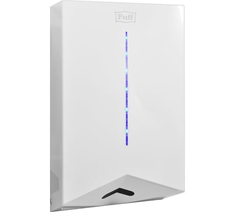 Электросушитель для рук Puff "8801", высокоскоростной, белый, 1,2 кВт 1401.398