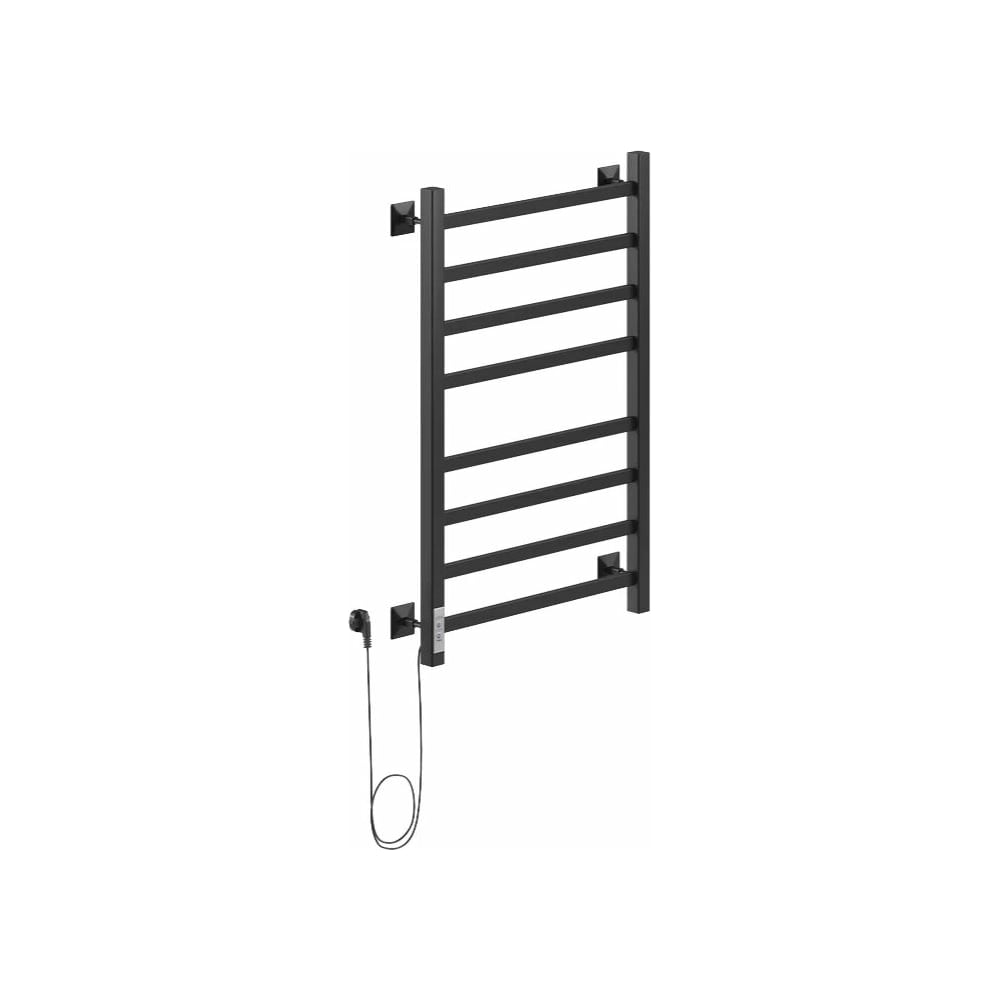 Электрический полотенцесушитель Ника кабельный STEP-1 80/50 RAL9005 ...