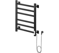 Электрический полотенцесушитель Ника кабельный STEP-3 60/50 RAL9005 черный матовый правый тэн STEP-3 60/50 черн мат прав