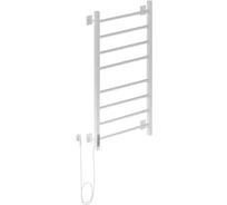 Электрический полотенцесушитель Ника кабельный STEP-3 80/40 RAL9016 белый матовый левый тэн STEP-3 80/40 бел мат лев