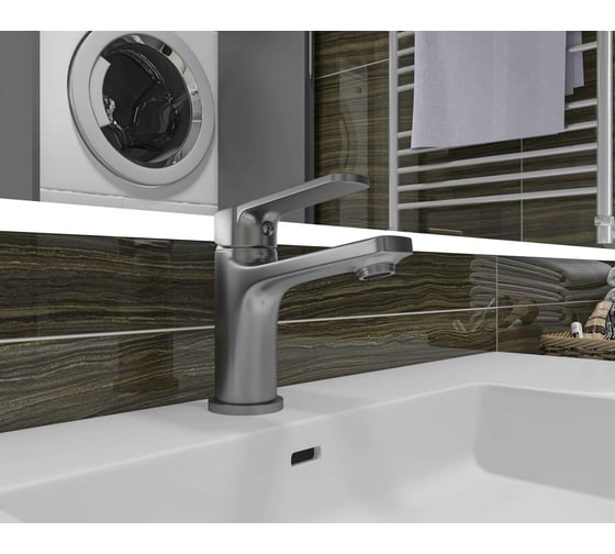 Смеситель для раковины ESKO Singapore satin без донного клапана SB 26 S