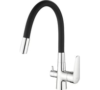 Смеситель для кухни ESKO Coral с подключением к фильтру, черный CL03B