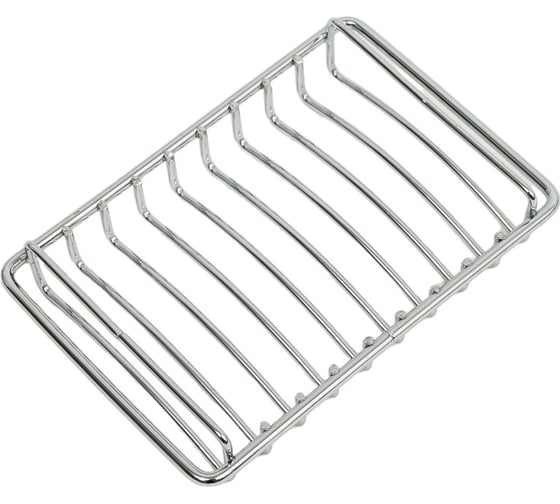 Мыльница Рыжий кот 13x9x2,5 см., хром, металл 104254 1