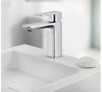 Смеситель для умывальника TEKA FORMENTERA с удлиненной ручкой, с донным клапаном, хром 623421200