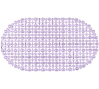 Противоскользящий коврик в ванну SUNSTEP "Капельки" 69x39см овальный/ 4 цвета 39-773