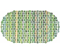 Противоскользящий коврик в ванну SUNSTEP «Бамбук» овальный 66x37см, 39-767