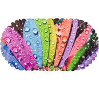 Противоскользящий коврик в ванну SUNSTEP «Радуга» овальный 67x36 см, 39-762