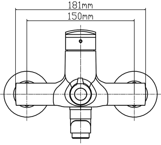 Комплект смесителя для ванны/душа LATUNO L10604, EAN 1600000797642