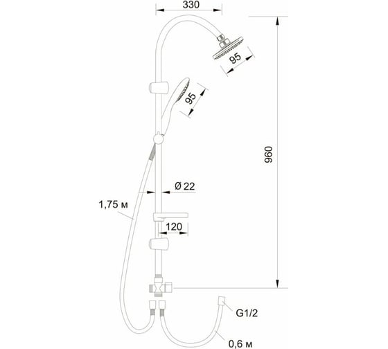 Семейный душ LATUNO L80039 EAN 1600000797291