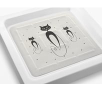 Коврик в душевую кабину Bacchetta 55x55 см, Cats 4820