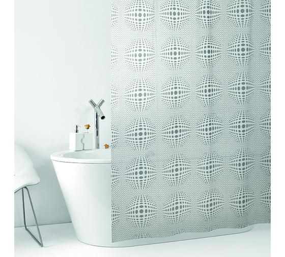 Шторка в ванную комнату Bacchetta 240x200 см, Sfera 4833 1