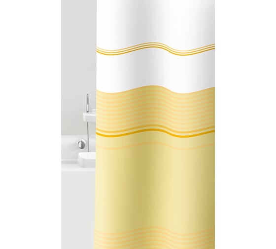 Шторка в ванную комнату Bacchetta 240x200 см, Vaniglia, бежевый 7838 1