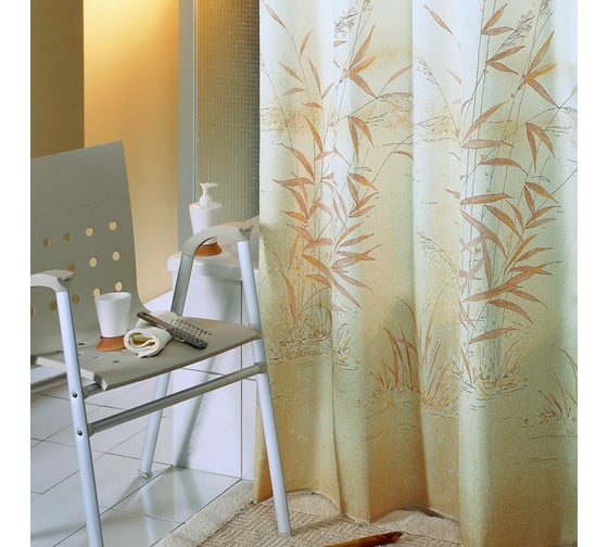 Шторка в ванную комнату Bacchetta 180x200 см, Canneto, коричневый 3004