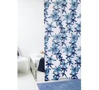 Шторка в ванную комнату Bacchetta 180x200 см, Giardino, синий 7833