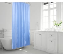 Шторка в ванную комнату Bacchetta 180x200 см, Rigone, синий 2992