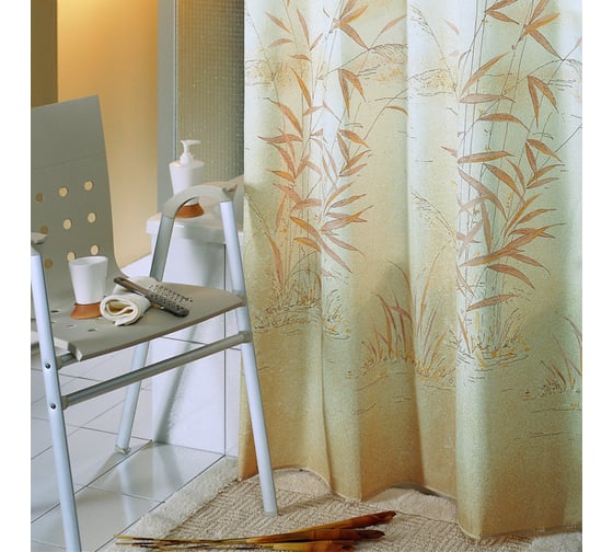 Шторка в ванную комнату Bacchetta 240x200 см, Cannetto, коричневый 4061 1
