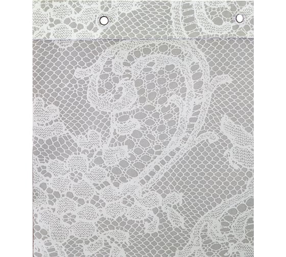 Штора для ванн Bacchetta 180x200 см, Dantelle, серый 6031