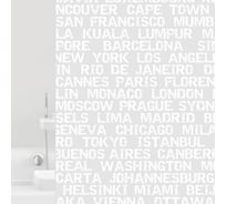 Штора для ванн Bacchetta 180x200 см, City 6023