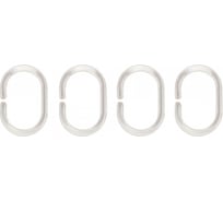 Кольца для шторки в ванную Joy HOME прозрачный 10481