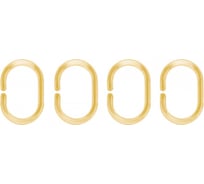 Кольца для шторки в ванную Joy HOME желтый 10636